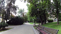 Imagen de ruta Video del paseo por el centro de la ciudad České Budějovice