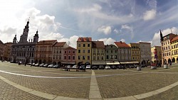 Bilder aus der Strecke Videospaziergang rund um das České Budějovice-Stadtzentrum