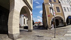 Imagen de ruta Video del paseo por el centro de la ciudad České Budějovice