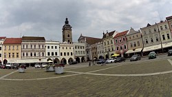 Imagen de ruta Video del paseo por el centro de la ciudad České Budějovice