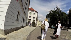 Imagen de ruta Video del paseo por el centro de la ciudad České Budějovice