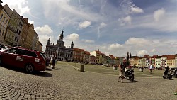 Imagen de ruta Video del paseo por el centro de la ciudad České Budějovice