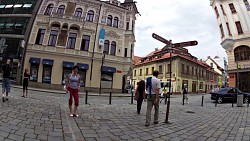 Imagen de ruta Video del paseo por el centro de la ciudad České Budějovice