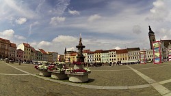 Imagen de ruta Video del paseo por el centro de la ciudad České Budějovice