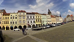 Imagen de ruta Video del paseo por el centro de la ciudad České Budějovice