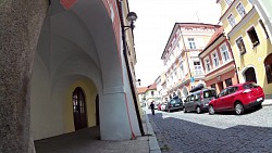 Imagen de ruta Video del paseo por el centro de la ciudad České Budějovice