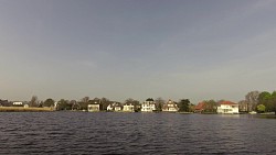 Bilder aus der Strecke Leiden - Haarlem, Route des Schiffes