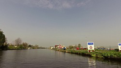 Bilder aus der Strecke Leiden - Haarlem, Route des Schiffes