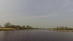 Bilder aus der Strecke Leiden - Haarlem, Route des Schiffes