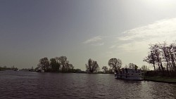 Bilder aus der Strecke Leiden - Haarlem, Route des Schiffes