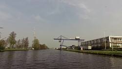 Picture from track From Leiden to Haarlem, road on the boat