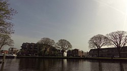 Bilder aus der Strecke Leiden - Haarlem, Route des Schiffes