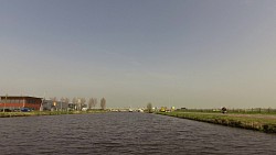 Bilder aus der Strecke Leiden - Haarlem, Route des Schiffes