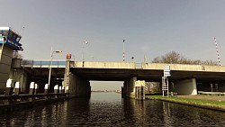 Bilder aus der Strecke Leiden - Haarlem, Route des Schiffes