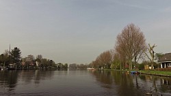 Bilder aus der Strecke Leiden - Haarlem, Route des Schiffes