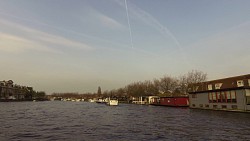 Bilder aus der Strecke Leiden - Haarlem, Route des Schiffes