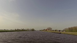 Bilder aus der Strecke Leiden - Haarlem, Route des Schiffes