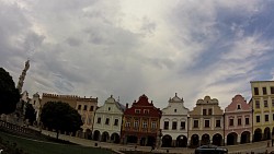 Obrázek z trasy Historickým centrem – náměstí Zachariáše z Hradce a Státní zámek Telč