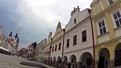 Obrázek z trasy Historickým centrem – náměstí Zachariáše z Hradce a Státní zámek Telč