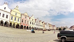 Obrázek z trasy Historickým centrem – náměstí Zachariáše z Hradce a Státní zámek Telč