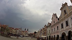 Obrázek z trasy Historickým centrem – náměstí Zachariáše z Hradce a Státní zámek Telč