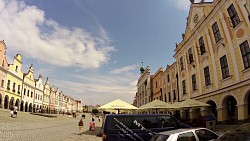 Obrázek z trasy Historickým centrem – náměstí Zachariáše z Hradce a Státní zámek Telč