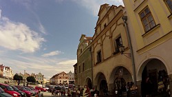 Obrázek z trasy Historickým centrem – náměstí Zachariáše z Hradce a Státní zámek Telč