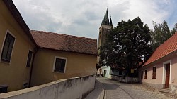 Obrázek z trasy Historickým centrem – náměstí Zachariáše z Hradce a Státní zámek Telč