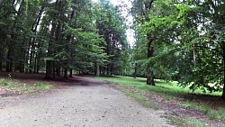 Obrázek z trasy Nordic walking po zámeckém parku v Hluboké nad Vltavou