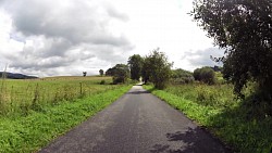 Obrázek z trasy Z penzionu U Méďů přes Horní Planou podél lipna na Novou Pec a zpět