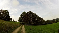 Obrázek z trasy Jistebnickou vrchovinou do Borotína a na hrad Starý Zámek