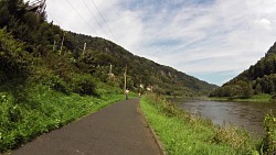 Bilder aus der Strecke Elberadweg, Abschnitt Štětí bis Hřensko