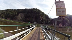 Bilder aus der Strecke Elberadweg, Abschnitt Štětí bis Hřensko