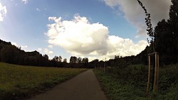 Imagen de ruta Hradec Králové - Kuks, carril bici Labská