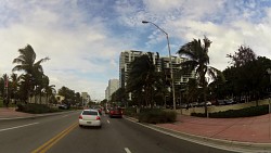 Obrázek z trasy Po A1A z Dania Beach na Miami Beach a zpět