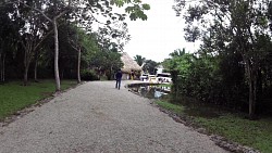 Immagine dalla pista Rovine Chacchoben - monumenti Maya, Costa Maya, Messico