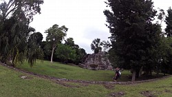 Bilder aus der Strecke Chacchoben Ruinen, Costa Maya, Mexiko