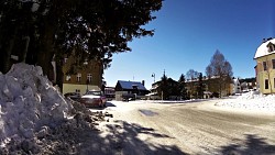 Bilder aus der Strecke Auf den Langlaufskis von Kvilda aus über die Moldauquellen, über Modrava und Horská  Kvilda zu Kvilda zurück