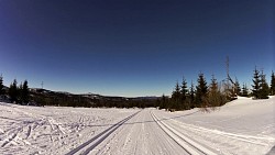 Bilder aus der Strecke Auf den Langlaufskis von Kvilda aus über die Moldauquellen, über Modrava und Horská  Kvilda zu Kvilda zurück