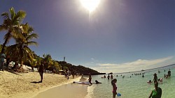 Bilder aus der Strecke Spaziergang am Strand West Bay beach - Roatán, Honduras