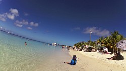 Bilder aus der Strecke Spaziergang am Strand West Bay beach - Roatán, Honduras