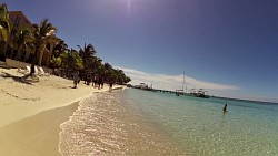 Bilder aus der Strecke Spaziergang am Strand West Bay beach - Roatán, Honduras