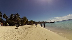 Bilder aus der Strecke Spaziergang am Strand West Bay beach - Roatán, Honduras