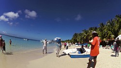 Obrazek z trasy Roatán, Honduras – Spacer po West Bay beach