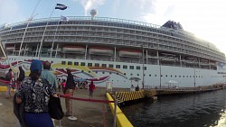 Picture from track Beaches West Bay - port for cruise ships, Honduras, Roatan