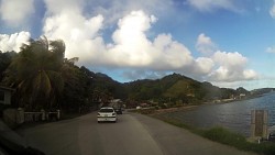 Picture from track Beaches West Bay - port for cruise ships, Honduras, Roatan