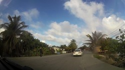 Picture from track Beaches West Bay - port for cruise ships, Honduras, Roatan