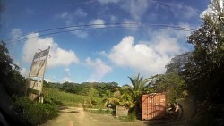 Picture from track Beaches West Bay - port for cruise ships, Honduras, Roatan