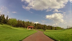 Picture from track Access road to the golf course