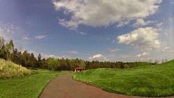 Picture from track Access road to the golf course